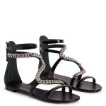 Джузеппе Занотти Саманта Giuseppe Zanotti, черный - фото