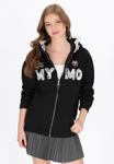 Толстовка myMo Zip-up sweatshirt, Black - фото