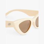 Солнцезащитные очки в оправе «кошачий глаз» Hypnosis Le Specs, белый - фото 2