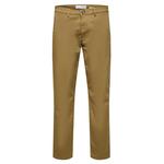Брюки Selected New Miles Slim Fit Chino, коричневый - фото 3