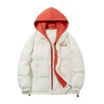 Куртка Bobby Abley Down Unisex, экрю/красный капюшон - фото
