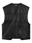 ROUGH. кожаный жилет, черный - фото 2