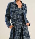 Жаккардовая джинсовая куртка FLYING TOMATO, цвет denim - фото 2