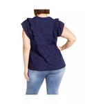 Женский топ Casey CITY CHIC, синий - фото 3