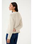Kaffe Свитер "Герди" песочного цвета - фото 3