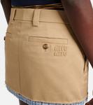 Хлопковая мини-юбка Miu Miu, Corda - фото 5