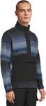 Свитер Mountain Hardwear Men's Microchill Snap Pullover, Lapis Dusk Gradient Stripe - фото 2
