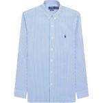 Полосатая рубашка Polo Ralph Lauren, синий - фото