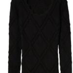 Платье женское Burberry с длинными рукавами, черный - фото 6