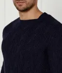 Свитер Эвандер regular fit Guess Jeans, темно-синий - фото 4