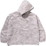 A BATHING APE Бейп сплошной камуфляж акула молния куртка, Black - фото 4