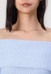 Джемпер ONLY ONLKATIA OFF SHOULDER, Kentucky Blue Melange/Light Blue - фото 6