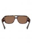 Dolce & Gabbana Eyewear солнцезащитные очки-пилоты, коричневый - фото 4
