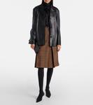 Кожаный блейзер Opus Nour Hammour, черный - фото 2