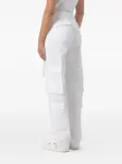 Янтарные брюки-карго Dondup, белый - фото 2