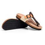 Шлепанцы унисекс Golofi, цвет Rice Brown Camel 115 - фото 5