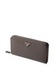 Кожаный кошелек Prada, серый - фото 3