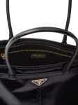 Большая сумка с логотипом Prada, черный - фото 6