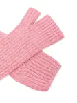 Кашемировые перчатки-митенки Barrie, розовый - фото 2