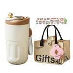 Термочашка Chanel 410 мл RELEA, розовый - фото 2