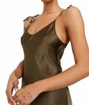 Белла Макси платье в мшисто-зеленом Paper Label - фото 3