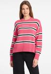 Свитер STRIPED Guess Jeans, цвет Mehrfarbe Rose - фото