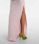 Платье-бюстье с драпировкой Alex Perry, Powder Pink - фото 6