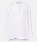 Льняная рубашка Varese S Max Mara, белый - фото