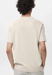Футболка Mango Basic T-shirt, Beige - фото 3