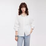 ELLE Рубашка Women's White Lapel Moderate - фото 3