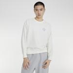 Толстовка унисекс белая New Balance, белый - фото 2