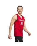 Мужская баскетбольная майка 00 Red NC State Wolfpack Replica Swingman adidas - фото 4