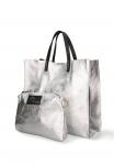 Сумка-шоппер Chiara Ferretti Tote bag, Silver/Silver-Coloured - фото 7