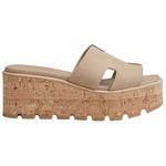 HERMES Сланцы Eze Slide 6,5 см женские brown - фото 3