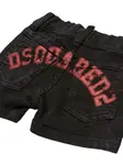 Джинсовые шорты с принтом Dsquared2 Kids, черный - фото 4