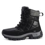 Водонепроницаемые противоскользящие зимние ботинки для мужчин TFKY, Black - фото