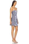 Мини-платье Alice + Olivia, blue multi - фото 2