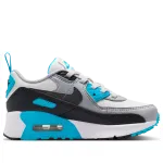 Кроссовки (PS) Nike Air Max 90 EasyOn 'Platinum Tint Blue Lightning' - фото 2