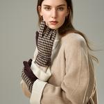 Вязаные перчатки Women's ELLE, mocha - фото 8