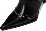 Ботинки Steve Madden Women's Kylar, Black Leather - фото 2