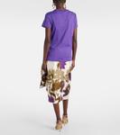 Футболка из хлопка с вышитым логотипом Max Mara, Iris Ricamo - фото 3