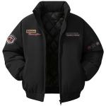 Пуховик Unisex Stand Collar Thickened HUANQIU, зеленый - фото 3