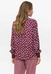 Блуза Nümph Button-down blouse, Winetasting/Red - фото 3