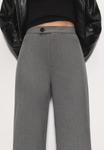 Брюки PULL&BEAR STRAIGHT-LEG DARTED -SMART, Grey - фото 4