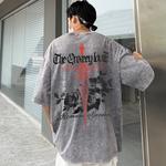 Футболка унисекс Qnxeey, серый - фото 49