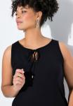 Топ AUSSCHNITT MIT SCHLITZ UND BAND MIAMODA, черный - фото 3