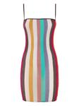 Мини-платье Missoni в полоску, синий - фото