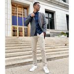 Мужские брюки Dockers Workday Slim Fit Smart 360 FLEX цвета хаки - фото 5