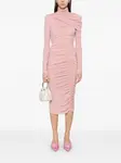 Платье мини с драпировкой Magda Butrym, розовый - фото 2