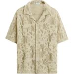 Футболка мужская средняя зеленая ZARA - фото